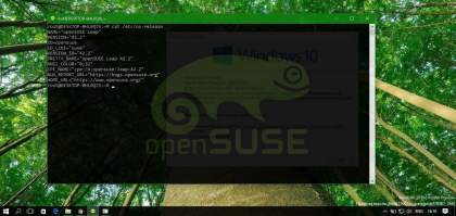 Windows 10 Как установить OpenSUSE 42.2 Leap вместо Ubuntu Bash