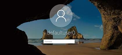 Учетная запись defaultuser0 в Windows 10 и как ее удалить?