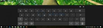 Как исправить - сенсорная клавиатура Windows 10 скрывает панель задач