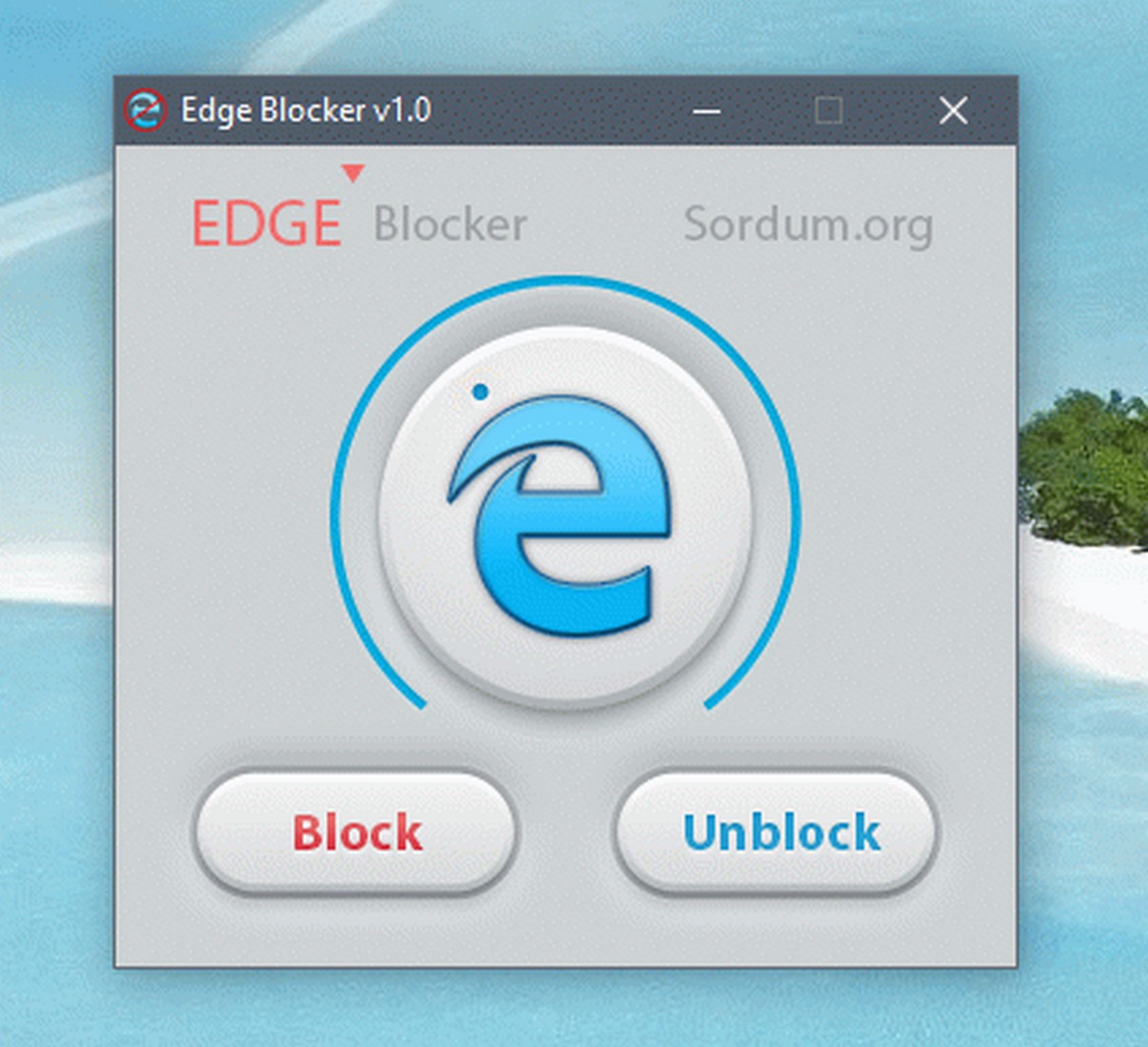 Edge Blocker for Windows 10