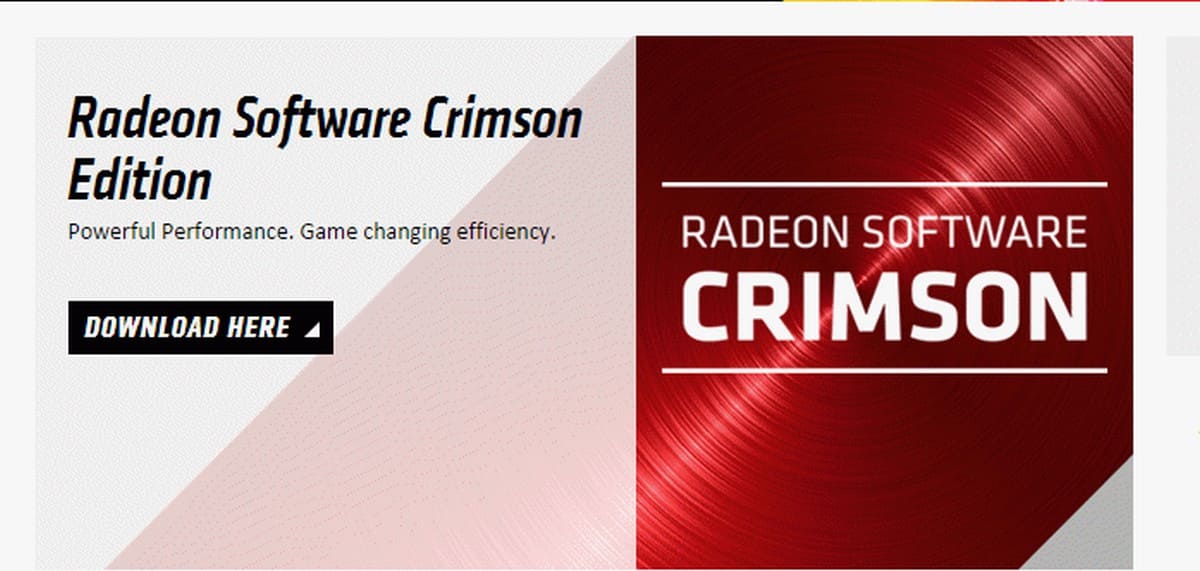 Radeon software Crimson Edition Beta.